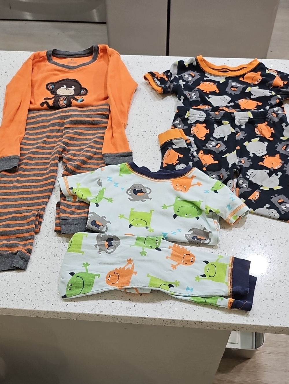 3 Pajama Sets, Boy's 4T